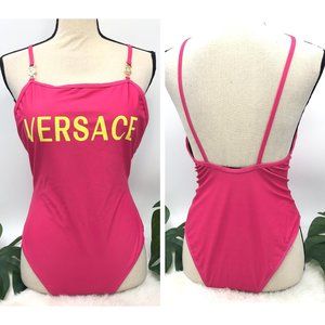VERSACE Medusa Icon One-Piece Swimsuit Bodysuit